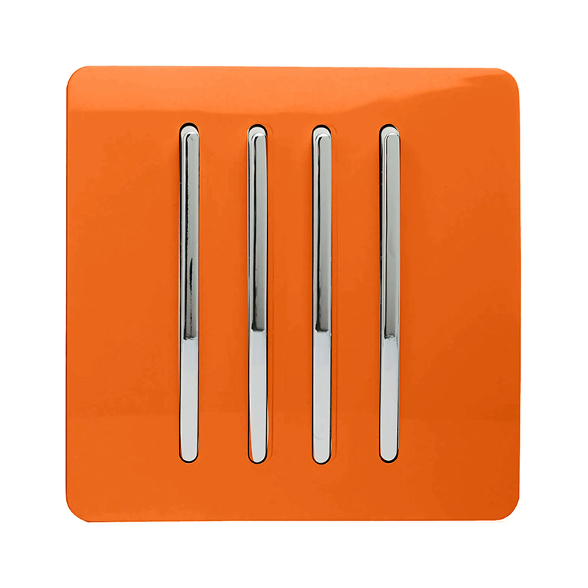 4 Gang 2 Way 10 Amp Rocker Orange